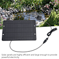 Pikkukuva 7 / 8: Aurinkopaneelinen suihkulähdepumppu 6V 10W USB-aurinkopaneelinen suihkulähdepumppu lintukylpyyn puutarhaan takapihan altaaseen