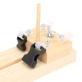 Miniatyrbillede 3 af 8: Fletning af træramme Paracord stål nål kombination Paracord DIY armbånd vævning værktøj