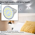 Miniatyrbillede 8 af 8: 4 stk. 15LED MR11 pære 5W 500LM dobbeltstift base landskabsspot pære til stue koldt hvidt