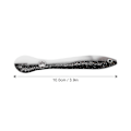 Miniatyrbillede 6 af 8: 5 stk./sæt 10 cm 6 g blød lokkemad med 3D-øjne forstørret hale spole kunstig blød lokkemad til fiskeri sort hvid