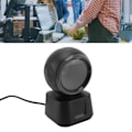 Miniatyrbild 1 av 8: Stationär streckkodsläsare 1D 2D QR Omnidirektionell Handsfree Automatisk Bildavkänning USB för Butik Stormarknad Butik