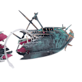 Miniatyrbillede 3 af 8: Akvarie Skibsvrag Dekoration Sikker Håndmalet Smuk Sunken Skib Ornament til Fisketanke og Akvarier Mørk Farve