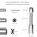 Miniatyrbillede 8 af 8: 22mm Rørinspektionskamera med 7 tommer skærm IP68 1000TVL 12 LED-lys AC100‑240V til dræningssystem 50m/164ft EU-stik