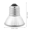 Miniatyrbillede 1 af 2: UVA UVB Full Spectrum Sollampe Reptil Varmelampe Solbad Firben Varmelampe Pære 25W