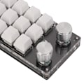 Miniatyrbilde 5 av 8: Programmerbar DIY snarveistastatur Trådløst Multifunksjonelt USB Bluetooth Dobbeltmodus 12 Taster med Knapper for Kontor Spill