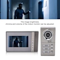 Miniatyrbillede 5 af 8: 3 Lejlighedsenheder 7 tommer Videodørtelefon Intercom Dørklokke IR Kamera Indgangssystem (AU 110V‑240V)