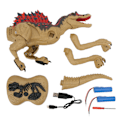 Miniatyrbild 2 av 8: Fjärrkontroll Dinosaurie Leksak Realistisk 2.4G Elektrisk Fjärrkontroll Simulering Spinosaurus Modell Leksak för Barn Pojkar Flickor Khaki Dubbel Batteri