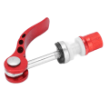 Miniatyrbillede 3 af 8: 5 stk. sadelpindsklemmer med hurtigudløsning i aluminiumlegering, holdbar cykelrørsklemme med fast gear til universelle cykler, rød