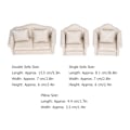 Miniatyrbillede 6 af 8: 1:12 Skala Dukkehus Sofa Håndlavet Høj Simulation Miniature Sofa til Dukkehus Tilbehør
