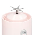 Miniatyrbilde 4 av 8: Bærbar Blender 6 Blad USB Oppladbar Multifunksjonell Mini Fruktmikser Juicer Kopp for Hjem Student 500ml Rosa