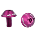 Pikkukuva 2 / 2: GUB G-510 2 kpl M5 * 12mm Pyörän vesipullotelineen pidike Ruuvipultit (Violetti)