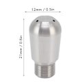 Pikkukuva 6 / 8: Kahvikoneen höyrytyssuutin 304 ruostumatonta terästä Maitovaahdon suutin Barsettolle 3 reikää 21x12mm