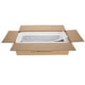 Miniatyrbillede 2 af 8: 5 Gitter Stoving Varnish Urkasse Display Case Opbevaringsboks Organizer Smykke Display Box (Hvid)