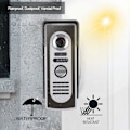 Miniatyrbillede 1 af 8: 7 tommer IR Trådløs WIFI Videodørklokke Synlig Intercom APP 1080P Fjernbetjening 100-240VUS Stik