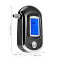 Miniatyrbillede 5 af 7: LCD Digital Alkoholtester Mini Bærbar Blæsetype Professionel Alkometer AT6000