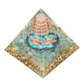 Miniatyrbild 7 av 8: 6 cm energigenerator Orgonitpyramid för positiv energihelande Kristallpyramid Meditation Orgonitpyramider