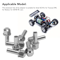 Pikkukuva 7 / 8: 8 kpl RC-pyörännavan pidennysmutteria ruostumatonta terästä, erittäin luja kuusikulmainen RC-pyörännavan pidennysadapteri Axial SCX10 25mm/1in
