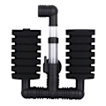 Miniatyrbilde 2 av 2: Akvariefisk Tank Biokjemisk Luftpumpe Dobbel Svamp Vannfilter + Sugkopp XY-2831