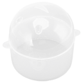 Miniatyrbilde 3 av 8: Hjemme Egg Cooker 350W 2 Lag 14 stk Egg En Gang Auto Power Off Safe Durable PP Egg Boiler Med Målekopp for Hjem