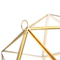 Miniatyrbild 1 av 2: Unik geometrisk polyhedral form glasblomkruka dekorativ växtkruka behållare