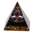 Miniatyrbild 2 av 8: 5cm Orgonitpyramid för positiv energihelande Kristallpyramid Meditation Orgonitpyramid Chakra Zodiak Energikälla Skytten