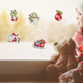 Miniatyrbilde 5 av 8: 200 stk søte blandede syknapper i tre, flate bakside, snøfnugg, snømann, elg, håndverkstilbehør til jul DIY