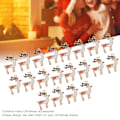 Miniatyrbild 8 av 8: 20 st julhängen Xmas hjortklocka älg emaljhänge för DIY smyckestillverkning
