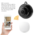 Miniatyrbilde 7 av 8: WiFi-kamera HD 1080P bevegelsesdeteksjon nattsyn hjem sikkerhet trådløs IP-kamera for babyovervåking