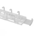 Miniatyrbillede 5 af 8: 10 stk. Bindekamme ABS 6 Huller Binderinge til Lærer Studerende Dokument Notebook Fremstilling Transparent