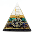 Miniatyrbilde 8 av 8: Krystallpyramide Energigenerator Orgonpyramide for Positiv Energi Skrivebordsdekorasjon Stressreduksjon Helbredende Meditasjon Tiltrekke Rikdom Lykke 6cm