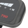 Miniatyrbilde 5 av 8: Elektrisk sykkel LED-strømindikatorpanel Elektrisk sykkelmodifisering Display Meter med vanntett 5P hannkontakt for 22,2 mm styre 24V