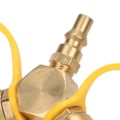 Miniatyrbillede 4 af 8: 2 måder 1/4in RV Propan NPT Hurtigkobling Y Splitter Adapter til Propanslange Konnektorsæt