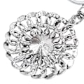 Miniatyrbillede 3 af 8: 2 stk. Ondt Øje Nøglering Openwork Rundt Snoet Diamant Tyrkiet Blå Ondt Øje Amulet Nøglering Taske Charm Dekor