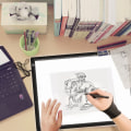 Miniatyrbilde 1 av 2: To-fingers hanske for grafikktegnebrett Kunstnertegnebrett Tegne hanske