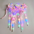 Miniatyrbillede 3 af 8: Børns LED Glow Wand Lys Op LED Fe Stift Legetøj Prinsesse Tryllestav Glow Sticks Fødselsdagsfest Favør Hjerteform