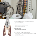 Miniatyrbild 7 av 8: 8 tums trådavbitare 3 i 1 multifunktionell trådavbitare med hög precision för elektriker