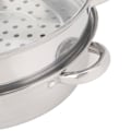 Miniatyrbillede 3 af 8: Rustfrit stål gryde 27cm/11in 2-lags dampkoger gryde dobbelt kedel suppe dampende gryde