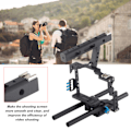 Miniatyrbilde 8 av 8: Aluminium Kamera Bur Rigg med Topphåndtak for A7 A7II A7S A7SII A7R A7RII GH4