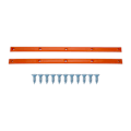 Miniatyrbillede 2 af 8: Rib Bones Rails Slidstærke Holdbare Stabile Fleksible Blanke Udseende Longboard Rails Ribs BonesOrange