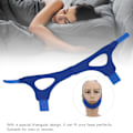Miniatyrbilde 8 av 8: Anti-snork Triangle Belt Stopp Snorking Belt Søvnstøtte Stropp Natt Sovehjelp VerktøyBlå