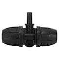 Miniatyrbilde 1 av 3: 10 stk 6mm justerbar vannspraydyse med T-kobling hageaccessoirer