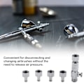 Miniatyrbild 7 av 8: Koppla bort adapter Airbrush Air Horse Snabbkoppling Set 1/8'' Kopplingar Del med 4 Kopplingar