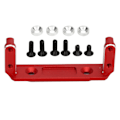 Miniatyrbilde 2 av 8: RC-bil Servo Mount Aluminiumlegering Servo Mount for Capra UTB10 1/10 RC Crawler Oppgraderinger Tilbehør Rød