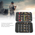 Miniatyrbilde 7 av 8: 40 stk fiske lokke agn assortert sett kit med vanntett boks for innsjø elv