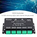Miniatyrbillede 8 af 8: 12-kanals DMX konstant dekoder RGB LED lysstribe controller DMX512 dekoder DC5-24V