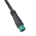 Miniatyrbilde 4 av 8: Elektrisk sykkel LED-strømindikatorpanel Elektrisk sykkelmodifisering Display Meter med vanntett 5P hannkontakt for 22,2 mm styre 24V