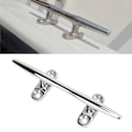 Miniatyrbillede 1 af 8: Båd klampe åben bund Heavy Duty 316 rustfrit stål båd dock klamper med installationsskruer til marine båd dock dæk SS316‑5 tommer