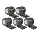 Miniatyrbild 2 av 7: (5-pack) Självhäftande non-woven utomhus stretchtejp jaktkamouflagetejp (skogskamouflage)