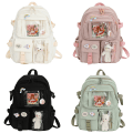 Pikkukuva 1 / 2: Kawaii-reppu, suuri kapasiteetti, söpö karhu, tarvikkeet, reppu kouluun, monikäyttöinen tasku, japanilainen koululaukku teini-ikäisille tytöille