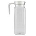 Miniatyrbillede 2 af 2: 1100ml Akryl Transparent Saftflaske Stribet Vand Is Kold Saftkande med Låg til Bar Hjem